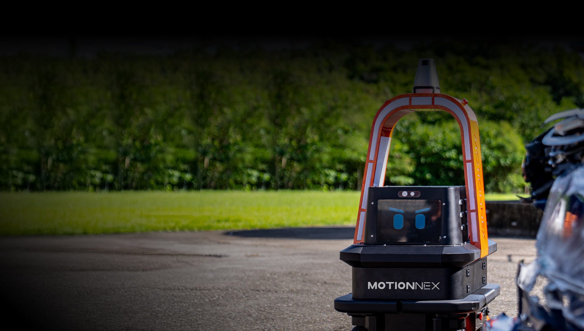 Motionnex autonomous robot in a hazardous environment